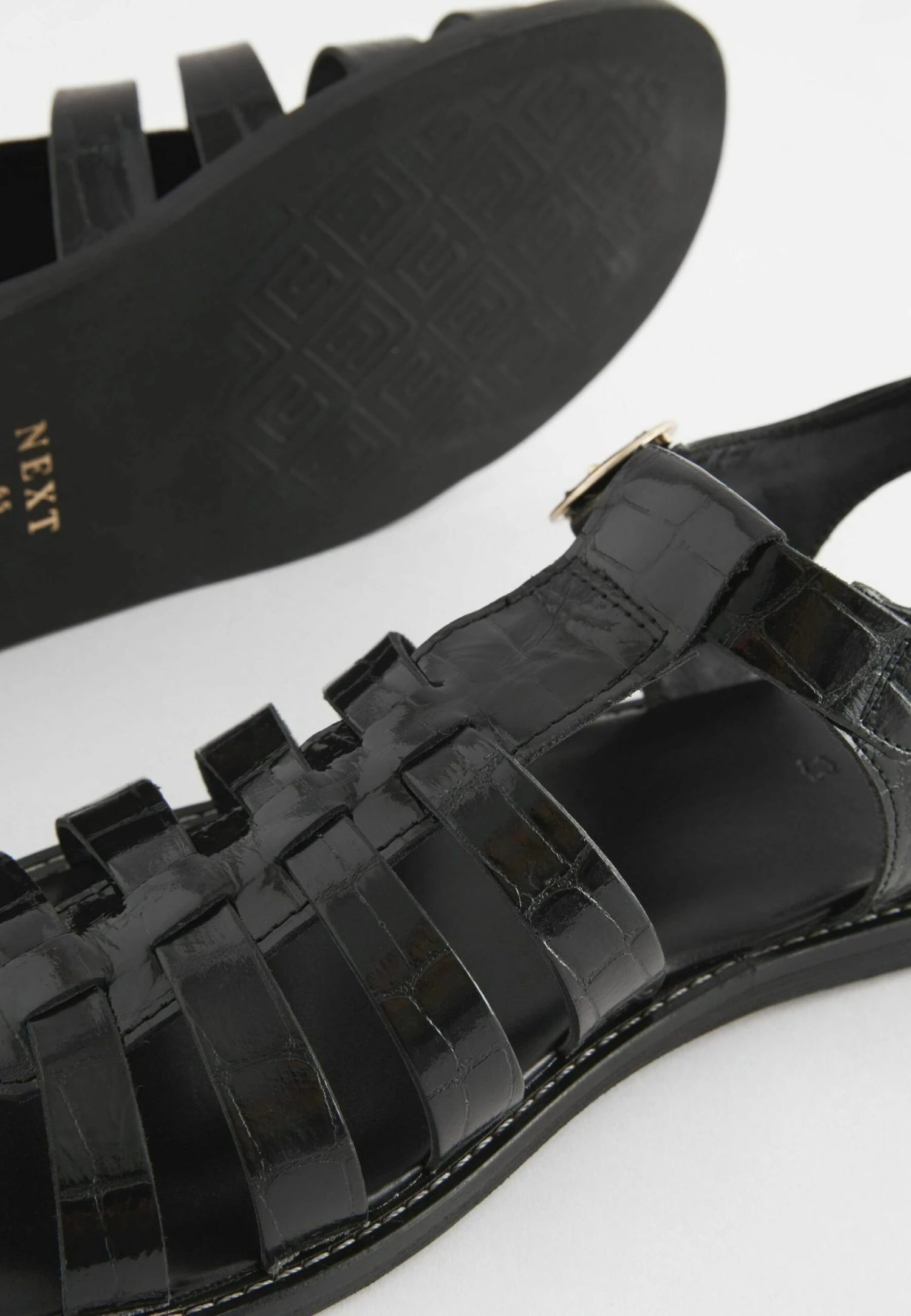 Next Forever Comfort Round Toe Gladiator Standard - Sandalias - Black 6 Next Forever Comfort Round Toe Gladiator Standard - Sandalias - Black - Imagen 6