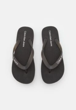 Calvin Klein Jeans Beach Flatform Logo - Sandalias De Dedo - Black/Bright White -Outlet Havaianas Tienda c800810263cb4c2d9296edf469934e22