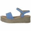 S.Oliver Sandalias De Cuña - Blue