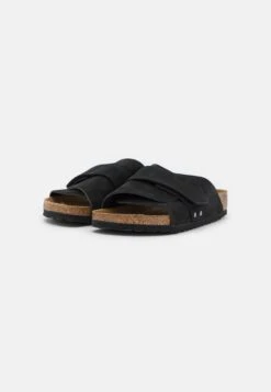 Birkenstock Kyoto Vl Soft Suede & Nubuck Narrow - Pantuflas - Black -Outlet Havaianas Tienda cc686d77b5dc4b21b4b33cec80aaa4b0