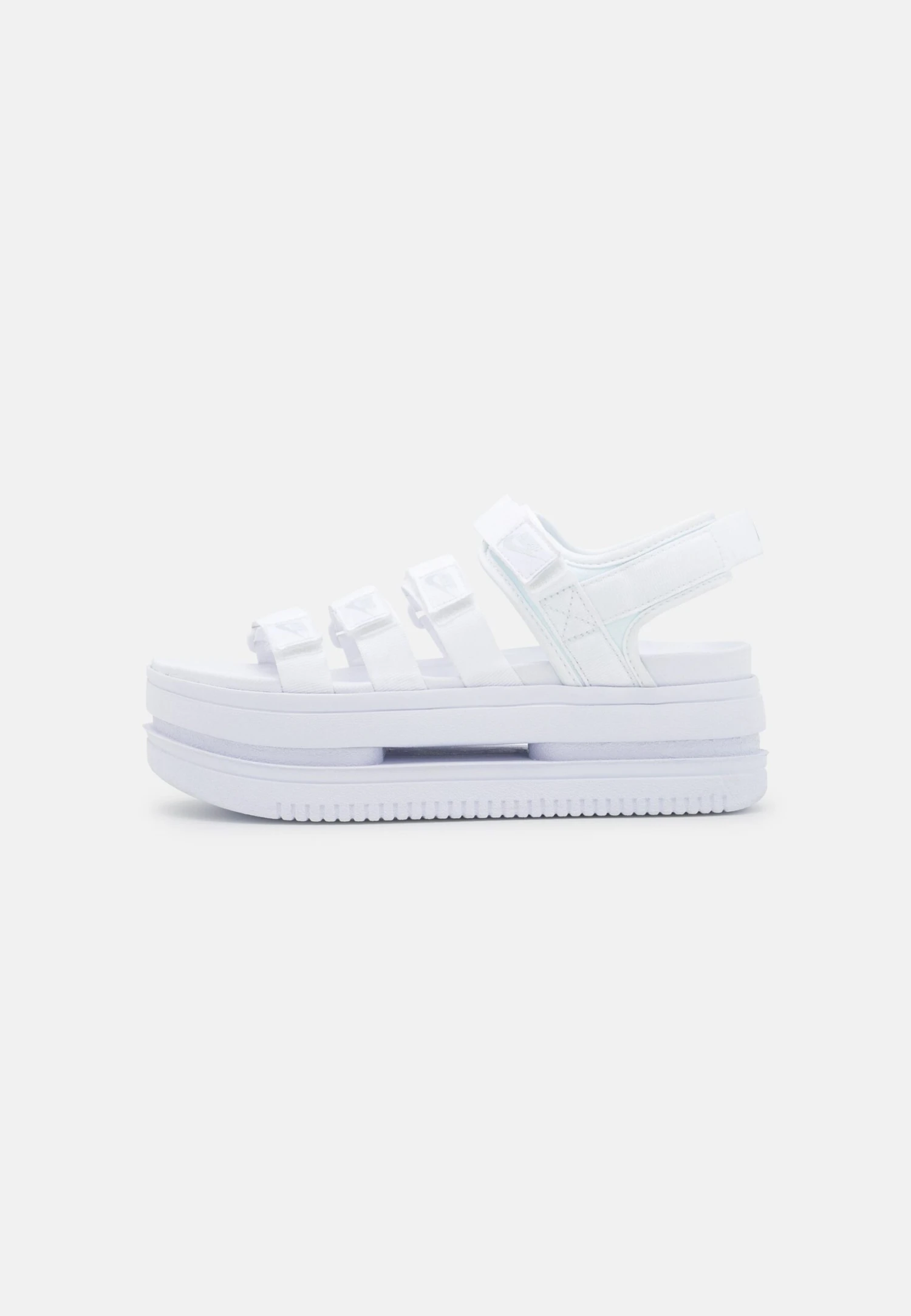 Nike Sportswear Icon Classic - Sandalias Con Plataforma - White/Pure Platinum 1 Nike Sportswear Icon Classic - Sandalias Con Plataforma - White/Pure Platinum