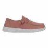 Hey Dude Wendy Slub- Zapatos Con Cordones - Rosa