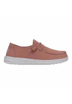 Hey Dude Wendy Slub- Zapatos Con Cordones - Rosa