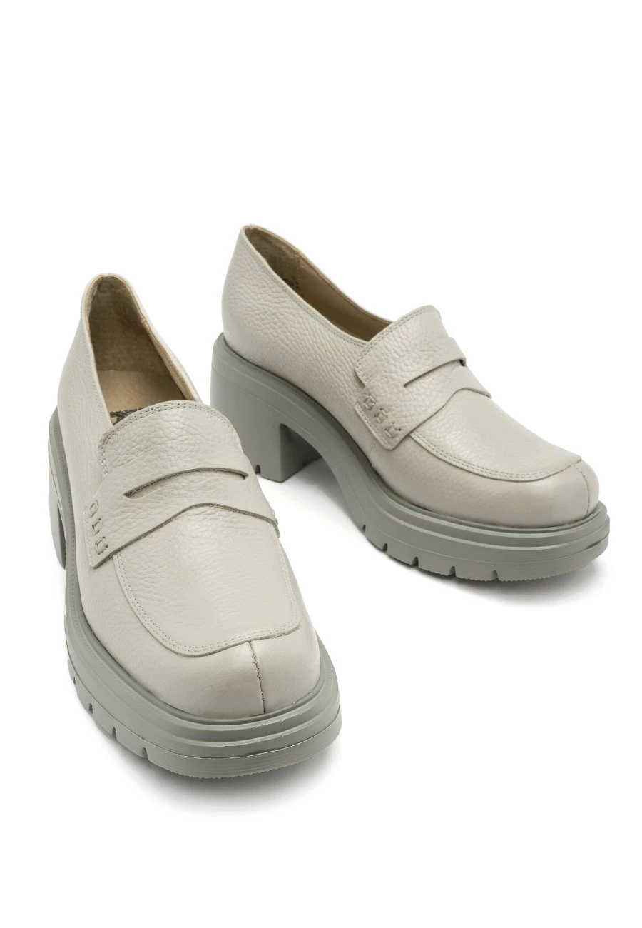 Mocasines - Szary 5 Mocasines - Szary - Imagen 5