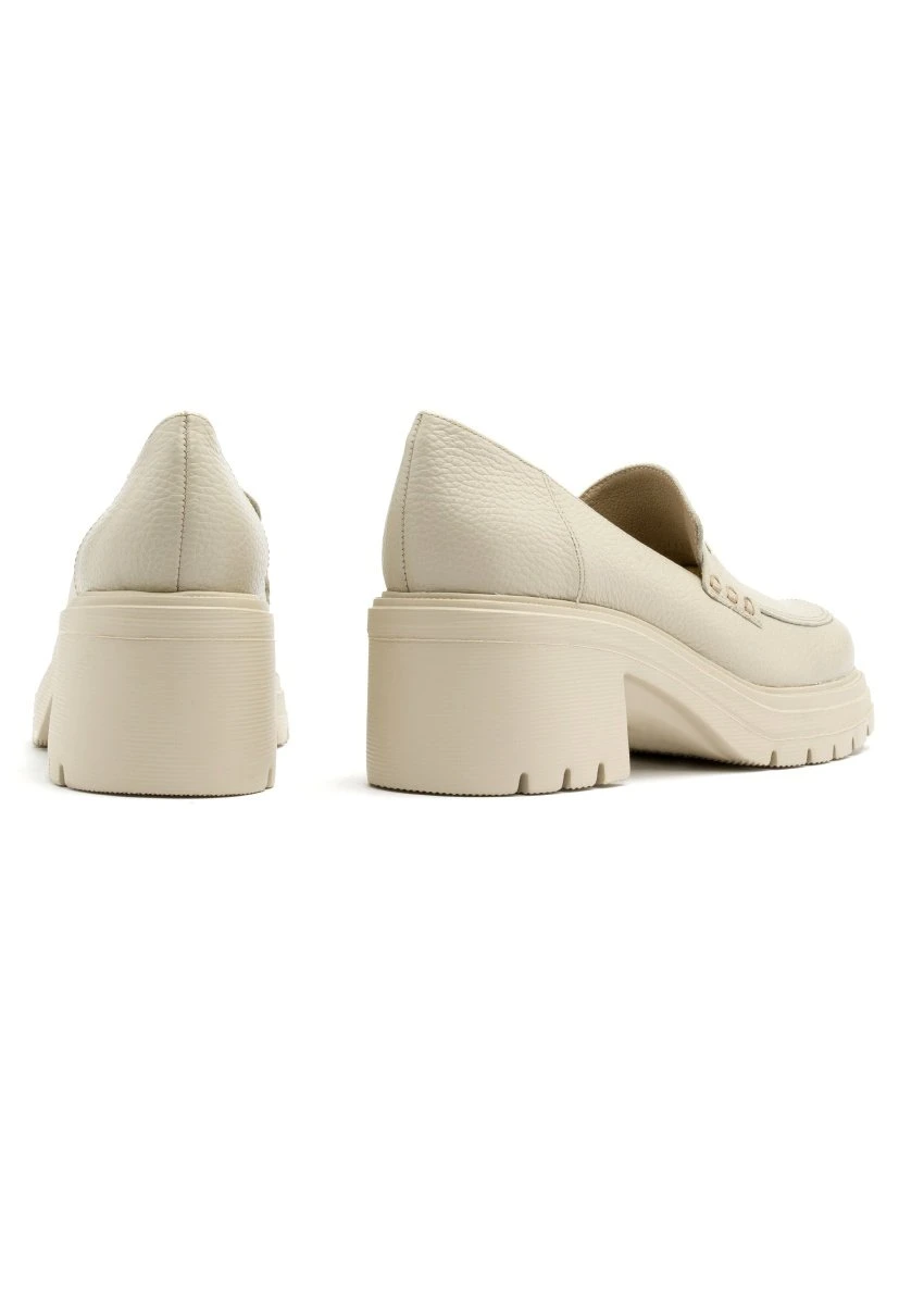 Mocasines - Kremowy 4 Mocasines - Kremowy - Imagen 4