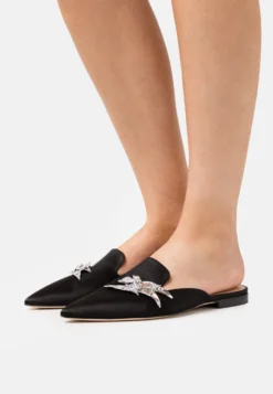 Alberta Ferretti Precious Flower - Sandalias Planas - Black