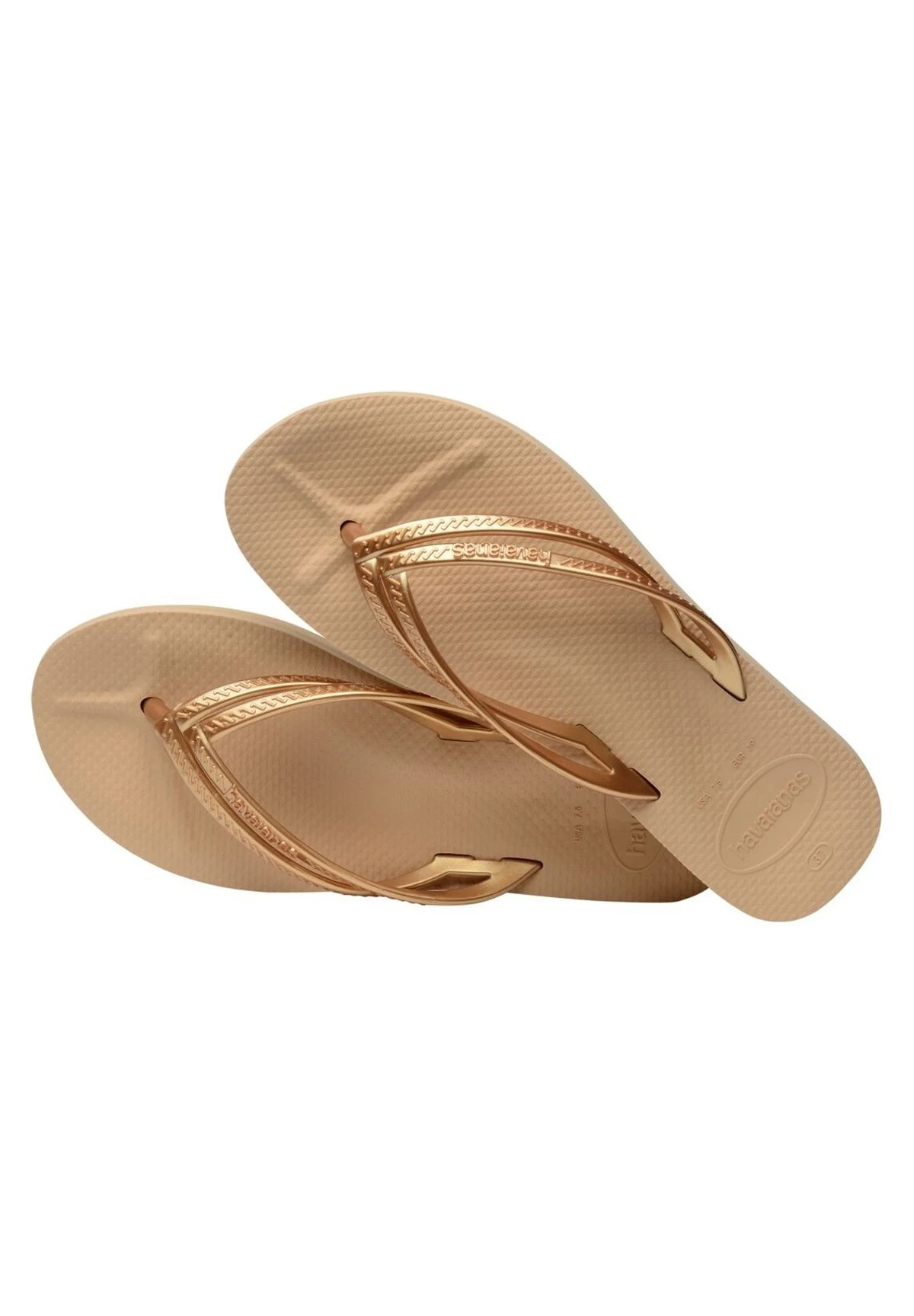 Havaianas Wedges - Chanclas De Dedo - Golden 2 Havaianas Wedges - Chanclas De Dedo - Golden - Imagen 2